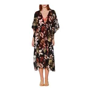 Walter Baker Tulum Caftan Swim Cover Up Duster One Size NWT